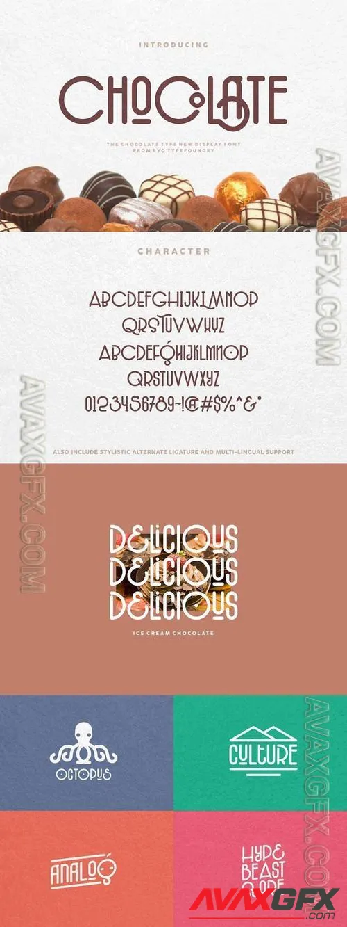 The Chocolate Font