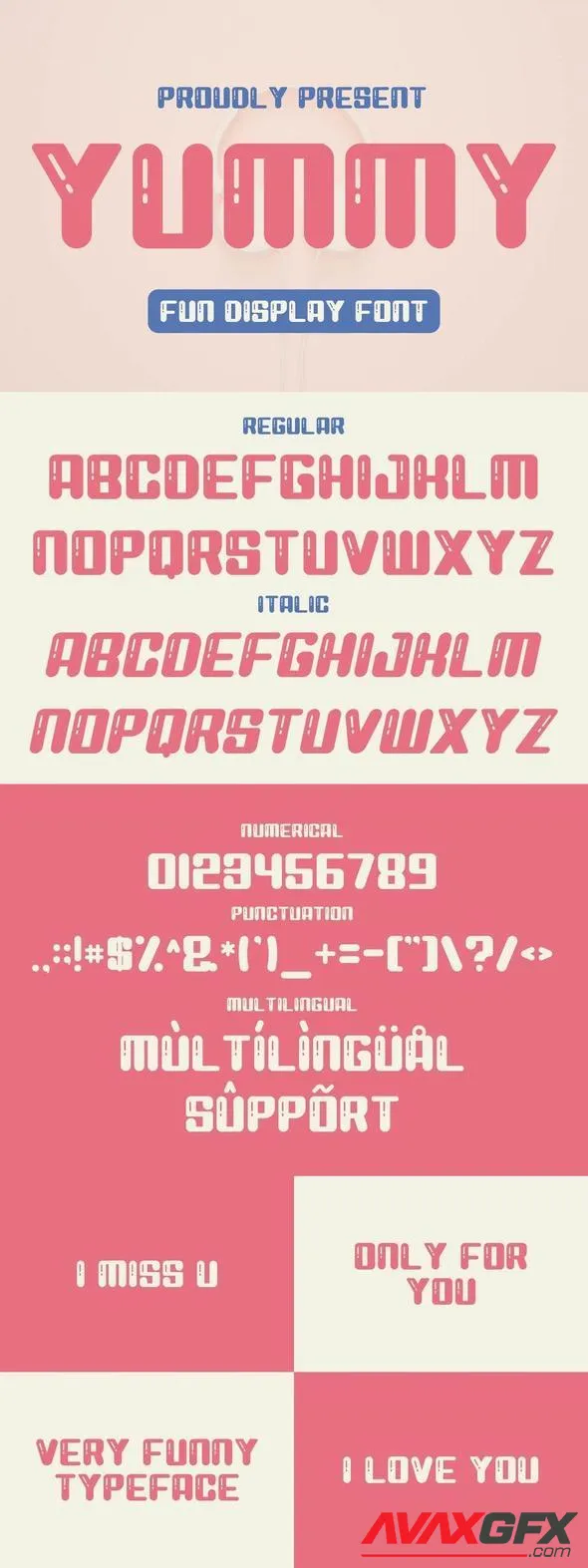 Yummy Fun Typeface