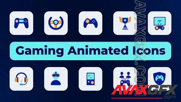 Gaming Animated Icons 50794576 Videohive