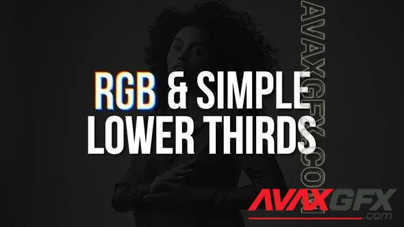 RGB & Simple Lower Thirds 50879794 Videohive