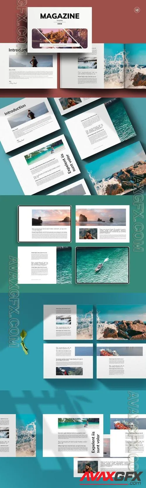 Minimal Brochure Landscape Template