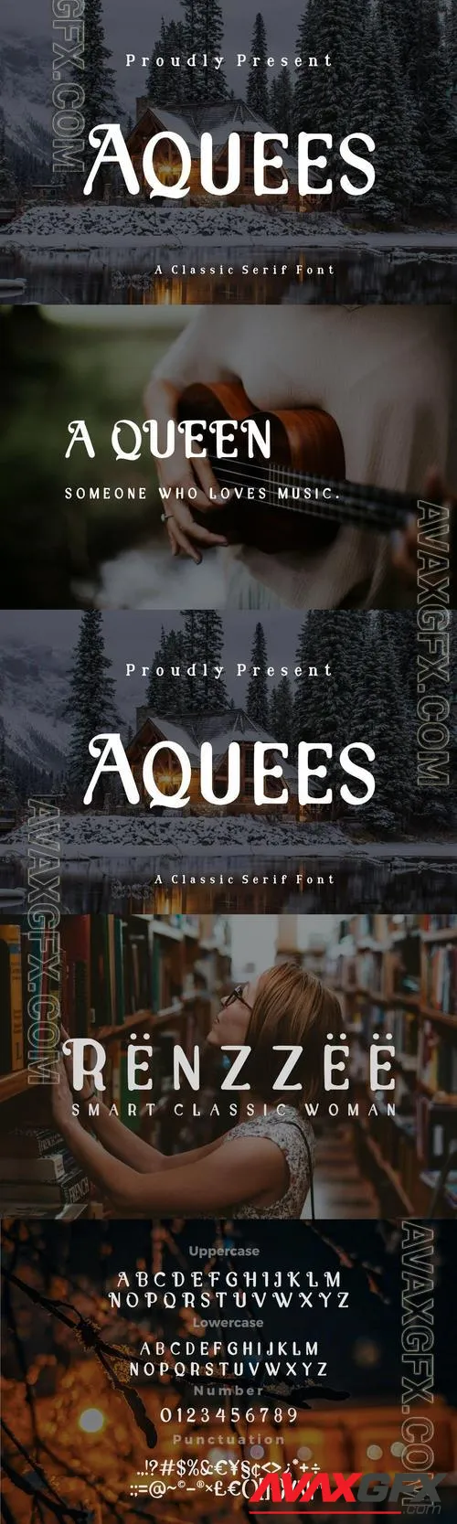 Aquees - A Classic Serif Font