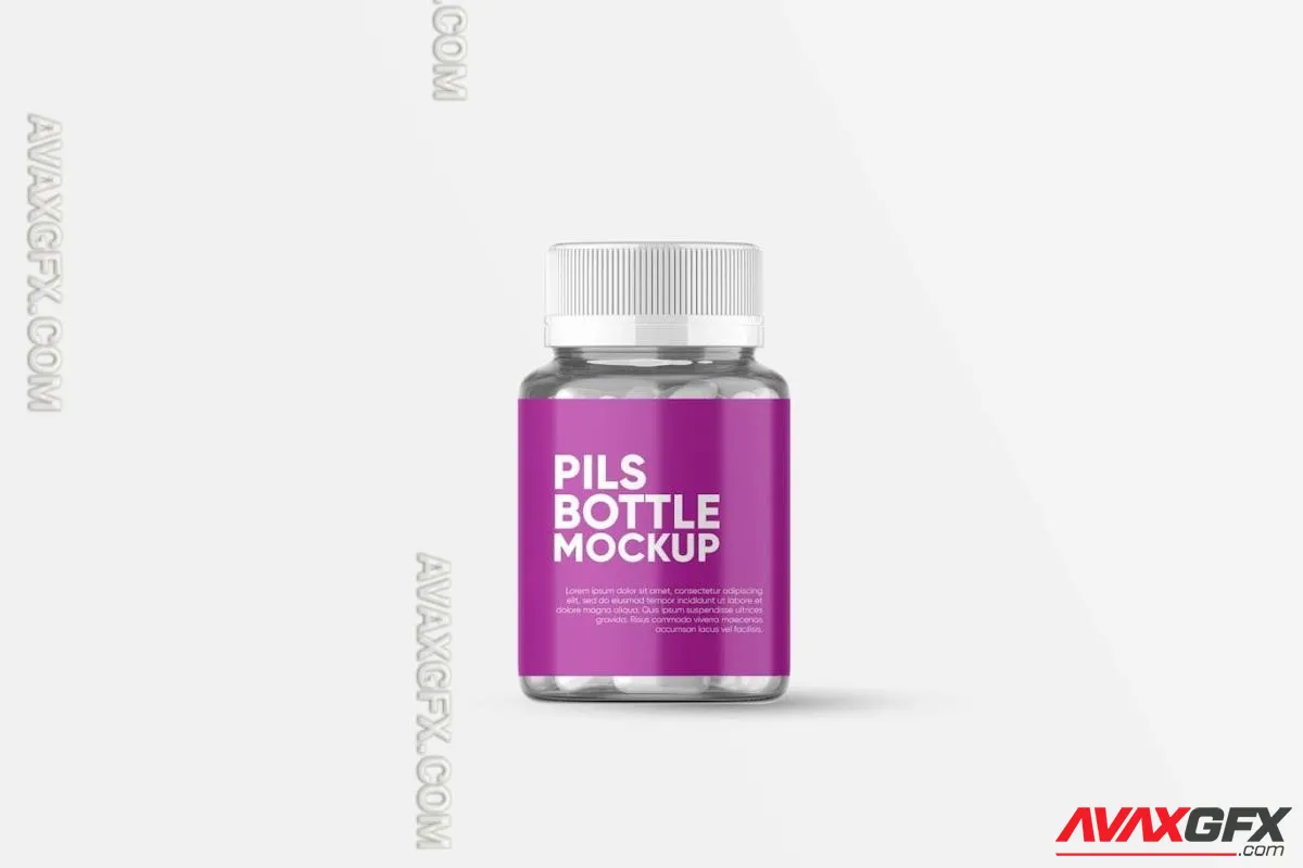 Pill Bottle Mockup