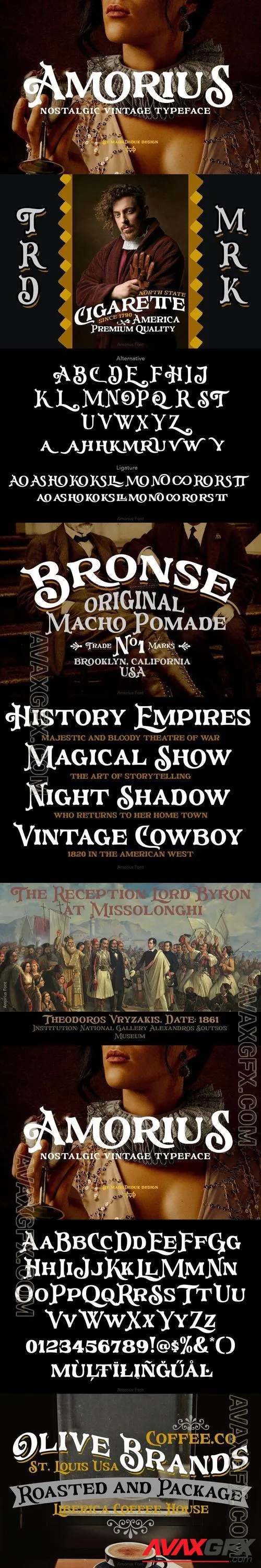 Amorius Vintage Font