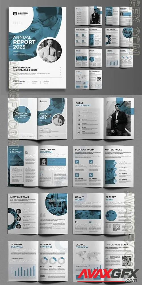 Company Annual Report Layout