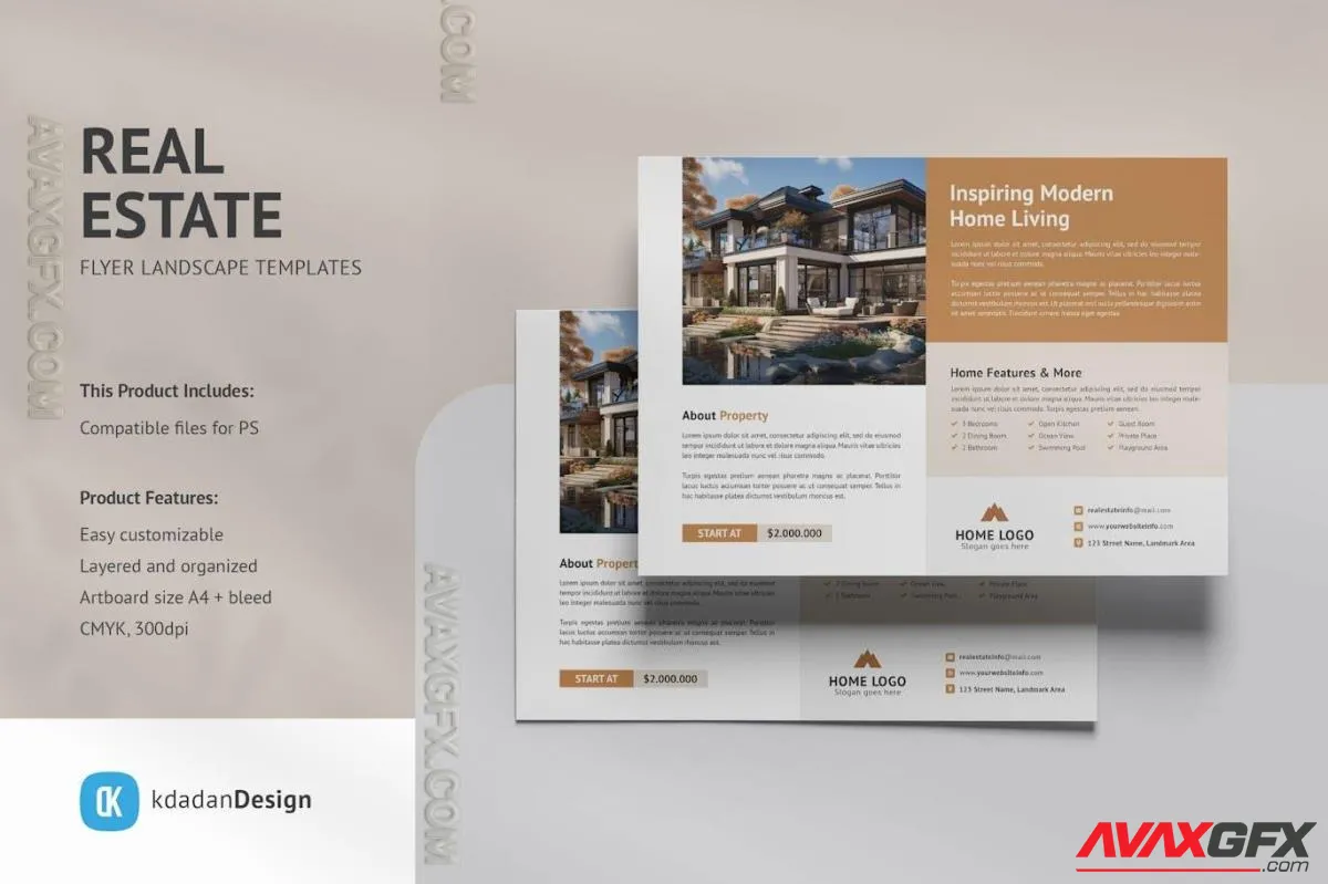 Real Estate Flyer Landscape