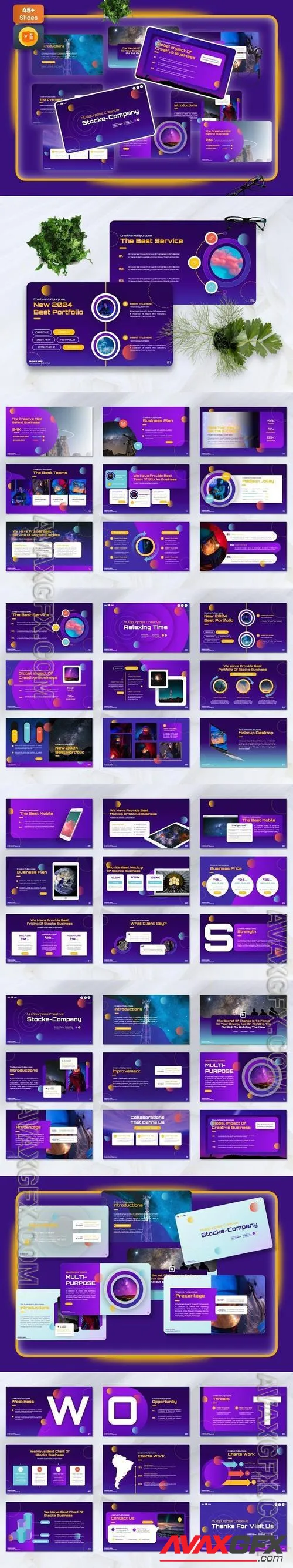 Stocke - Multipurpose Powerpoint Templates