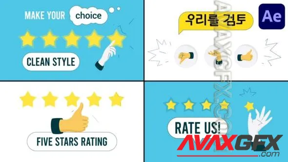 Reviews & Rates Explainer for After Effects 50741808 Videohive