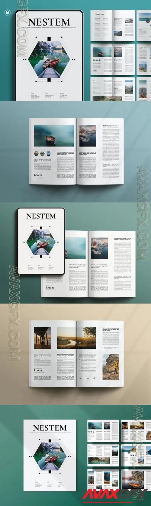 Minimal Magazine Template