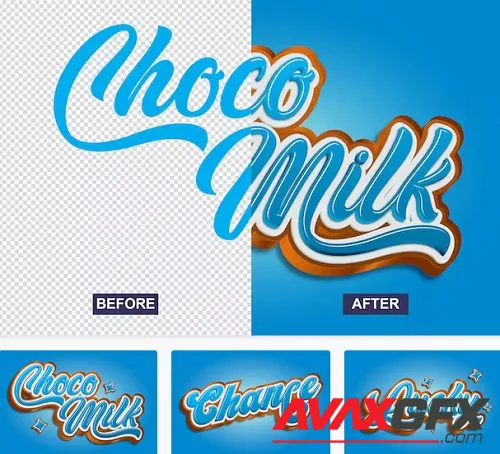 Choco Milk Text Effect - 59MXZXT