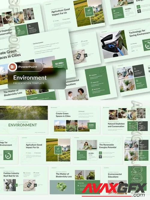 Environment Presentation Template PowerPoint