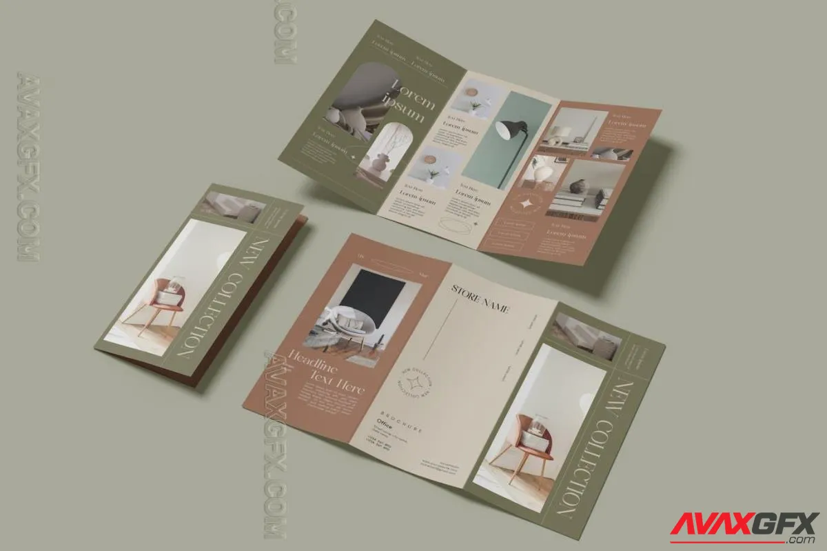 New Interior Collection Trifold Brochure