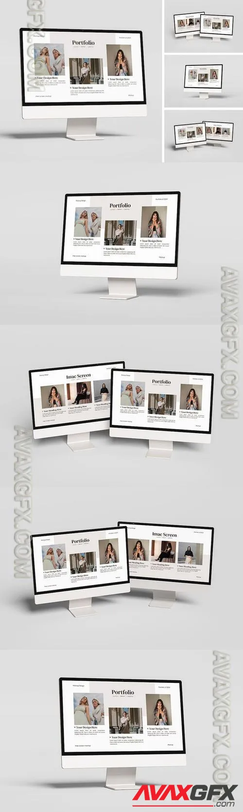 Imac Screen Mockup