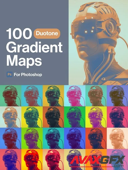 100 Duotone Gradients - 92030936