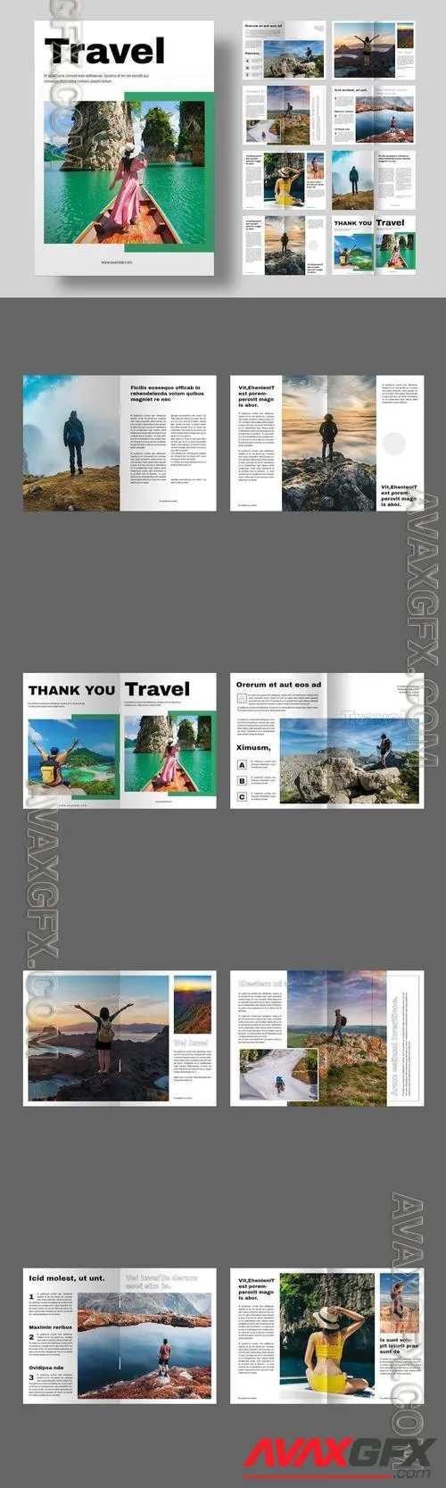 Travel Magazine Layout