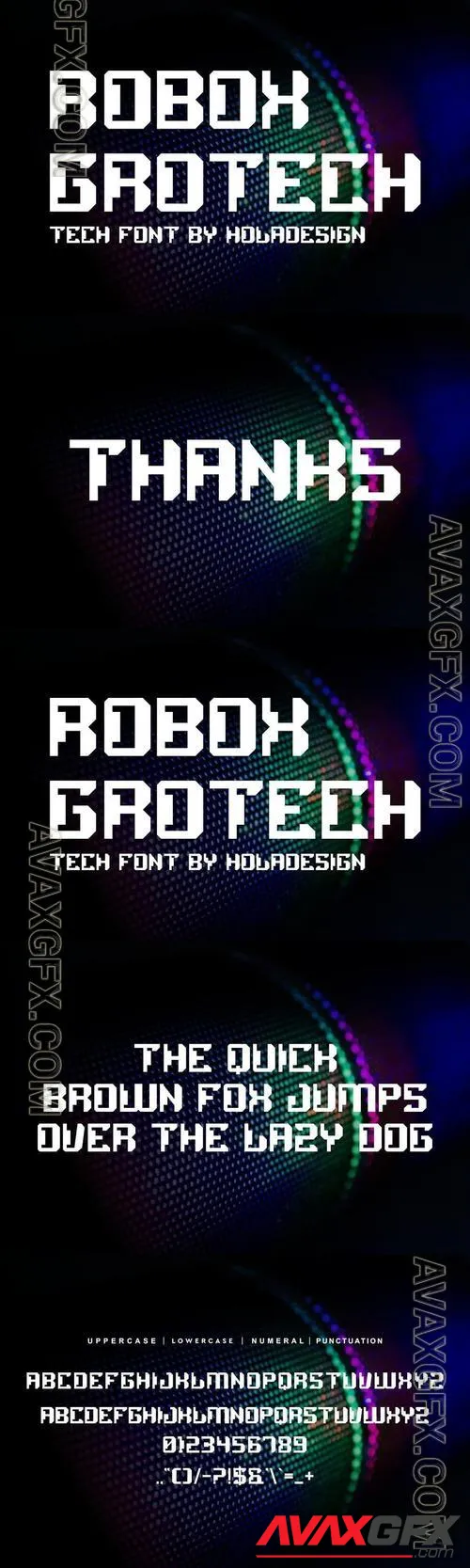 Robox Grotech Font