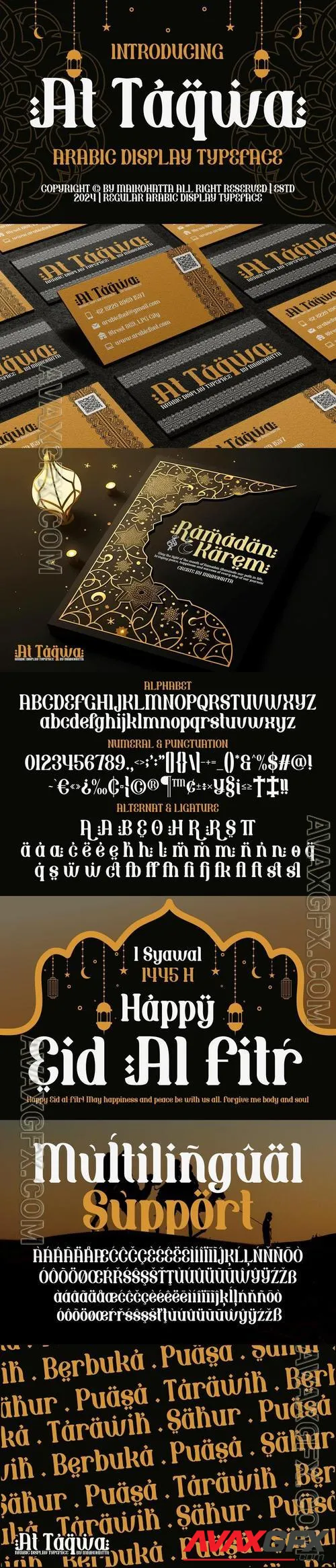 At Taqwa - Arabic Display Typeface