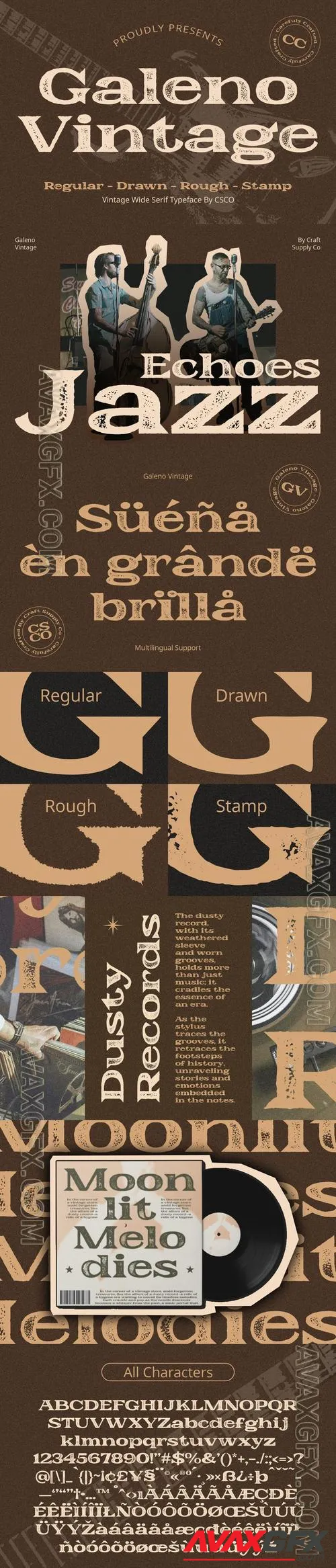 Galeno Vintage Font