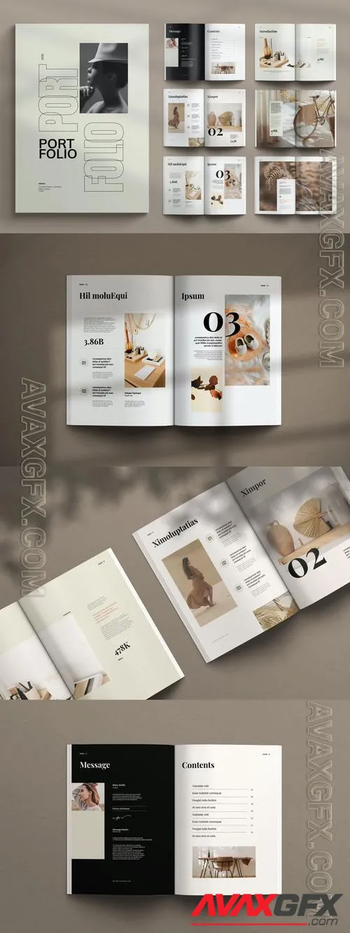 Portfolio Magazine Template