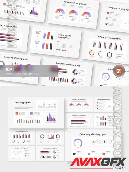 KPI Infographic Presentation PowerPoint