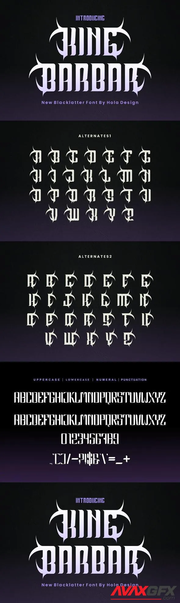 King Barbar Font