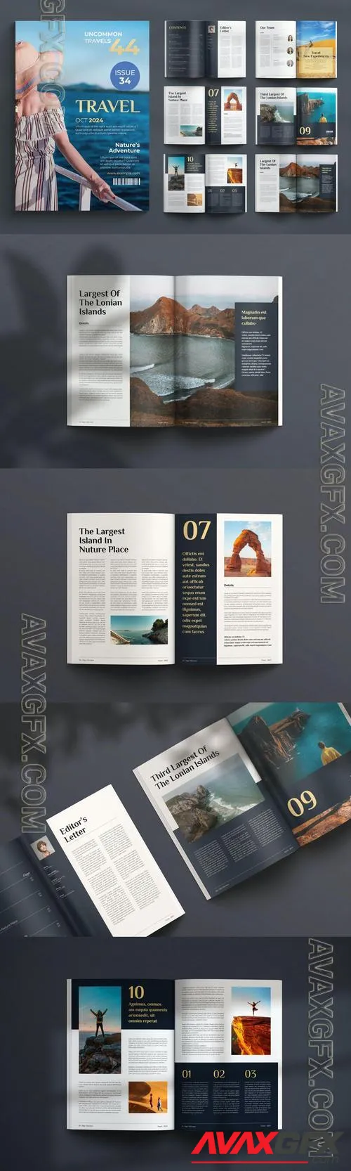 Travel Magazine Template