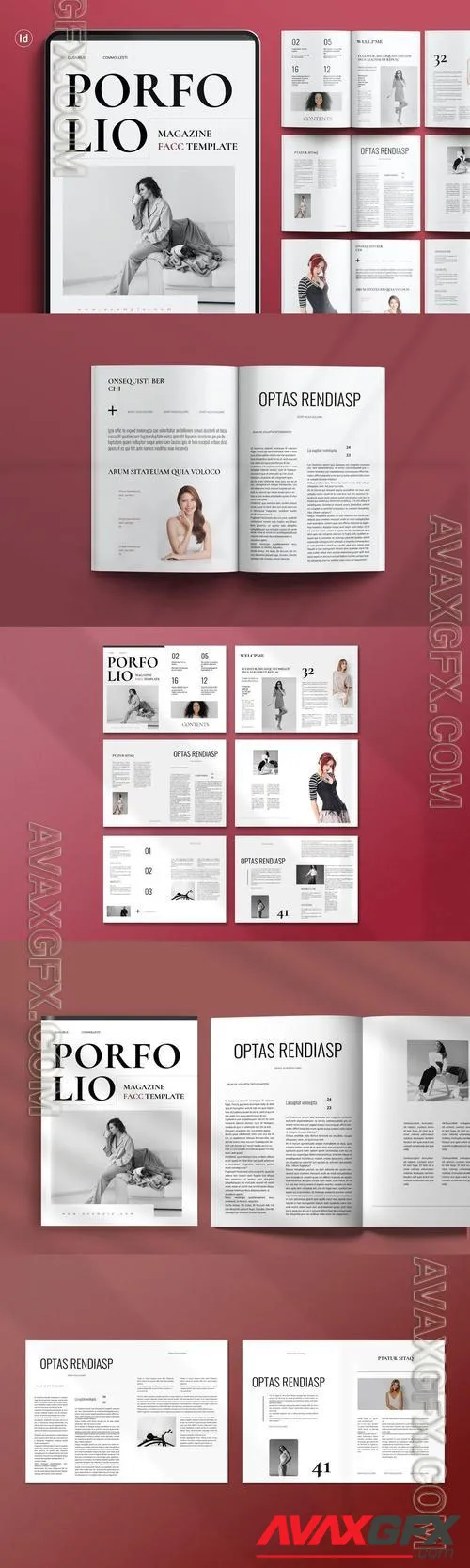 Portfolio Magazine Template