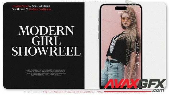 Modern Girl Showreel 50570956 Videohive