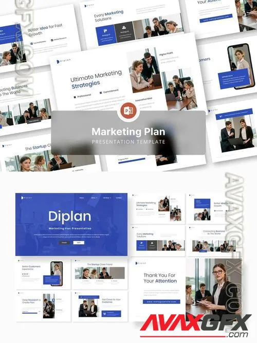 Marketing Plan Presentation Template PowerPoint