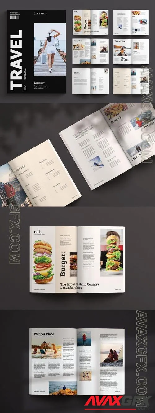 Travel Magazine Template