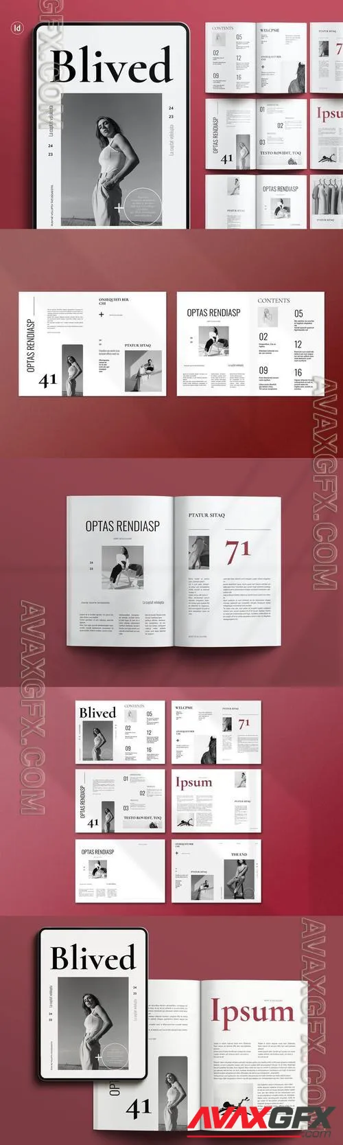 Biliver Magazine Template