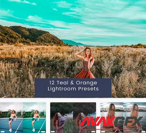 12 Teal & Orange Lightroom Presets - LW4QMTG