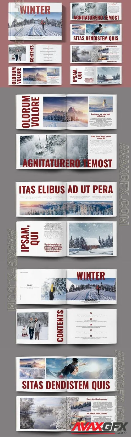 Winter Magazine Landscape