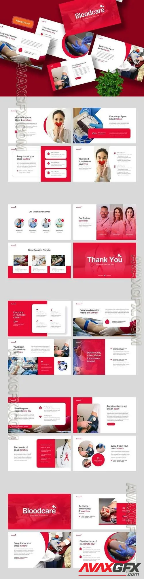 Bloodcare - Blood Donation PowerPoint