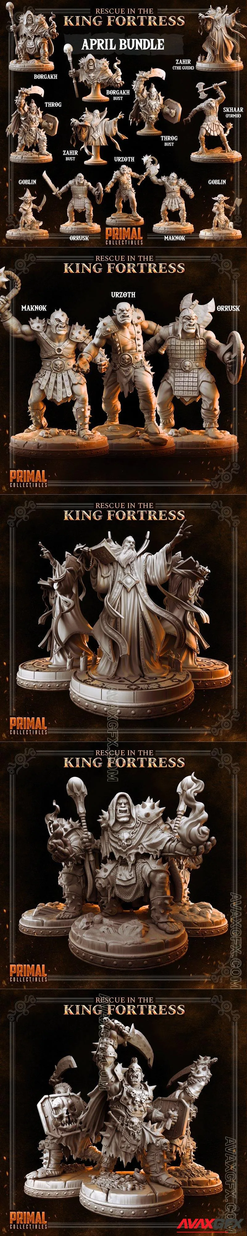 Primal Collectibles - Rescue in The King Fortress - STL 3D Model