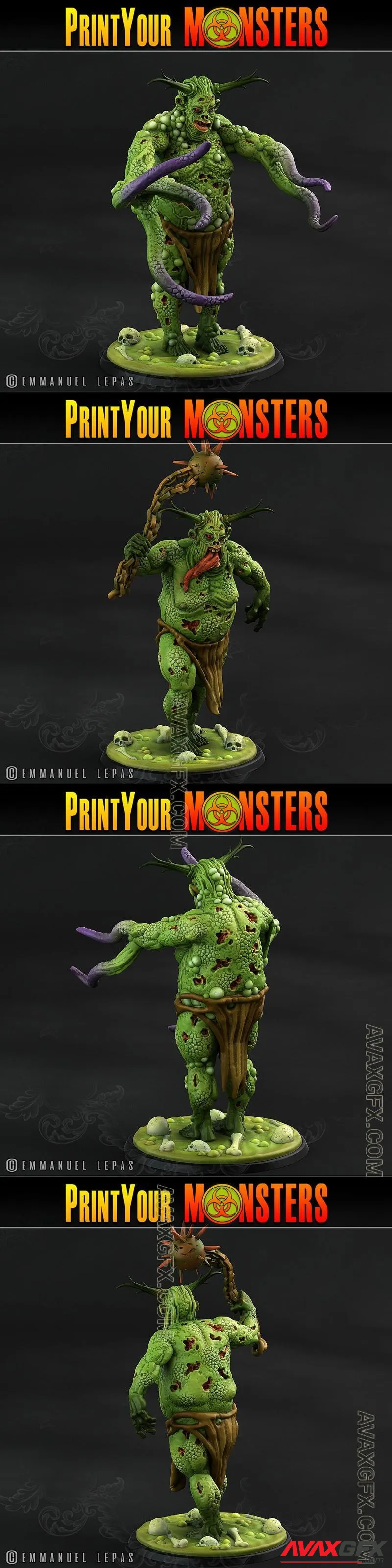 Print Your Monsters - Guardian Plagues - STL 3D Model