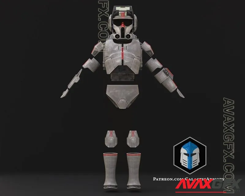 Tech Armor Remaster - STL 3D Model