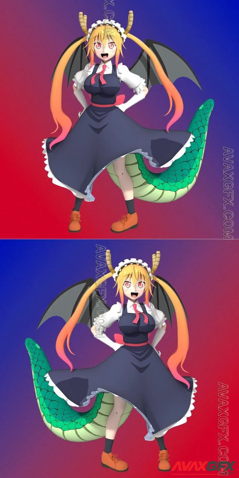 Tohru Dragon Maid - STL 3D Model