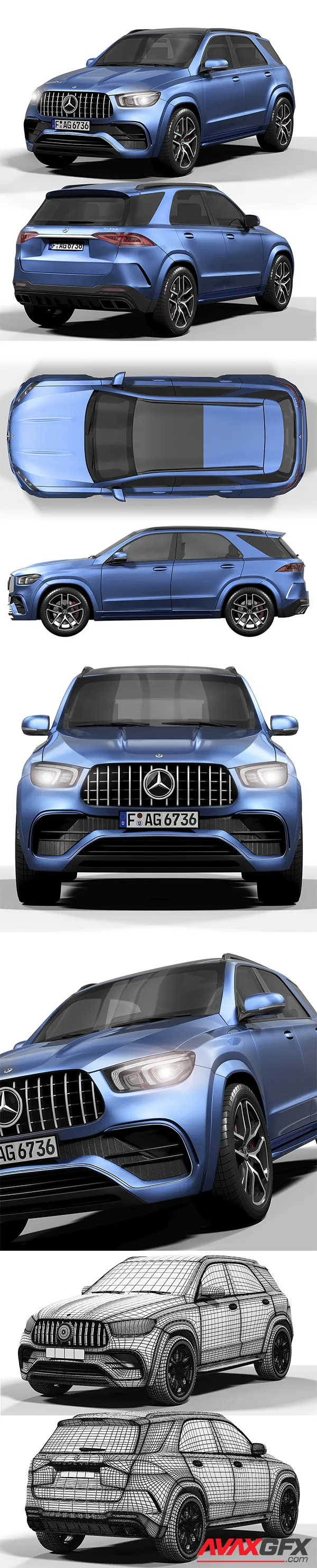 BENZ GLE63S AMG 3D Model