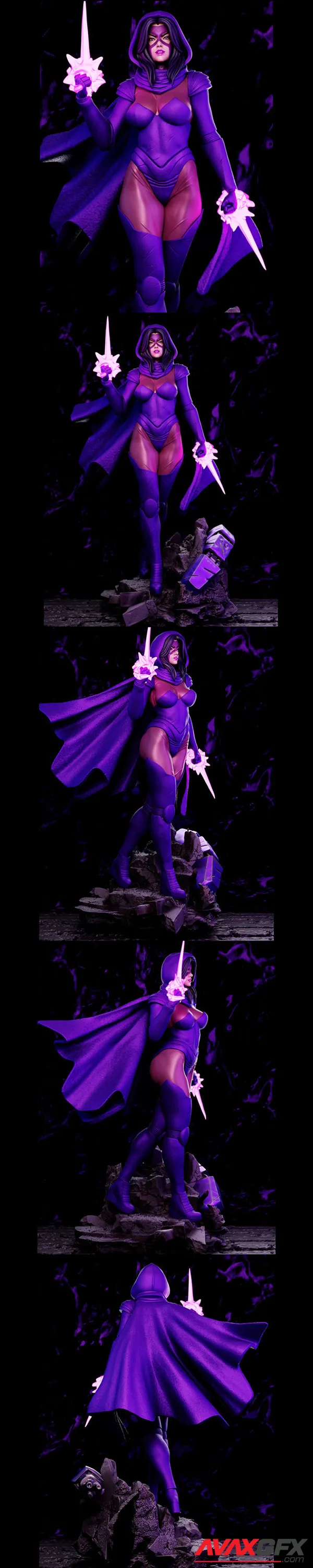 Betsy Braddock (Psylocke) Armoured Costume – 3D Print