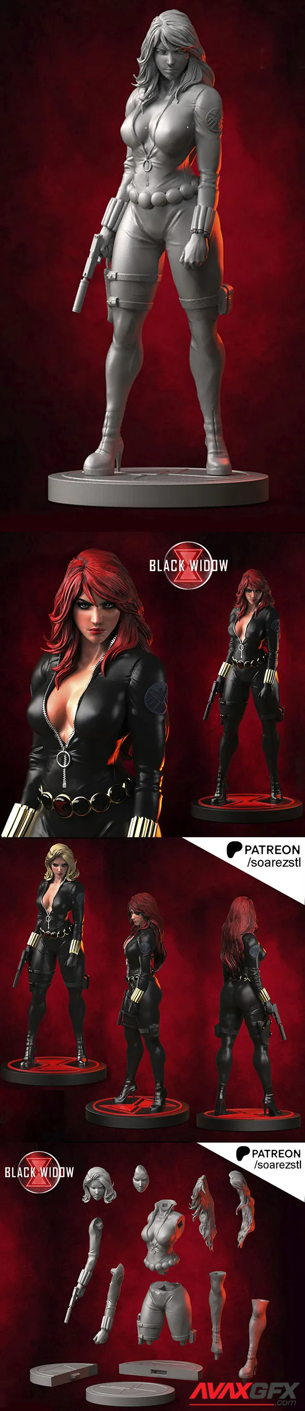 Black Widow – 3D Print