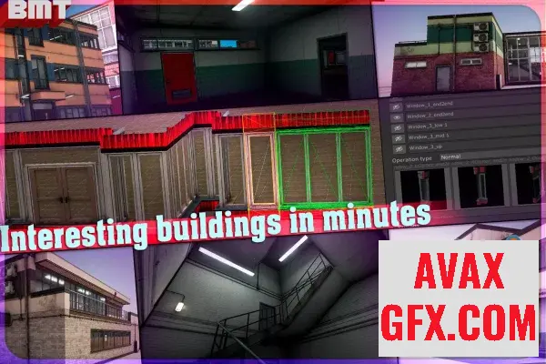 Unity Asset - BMT Building Maker Toolset v1.07b