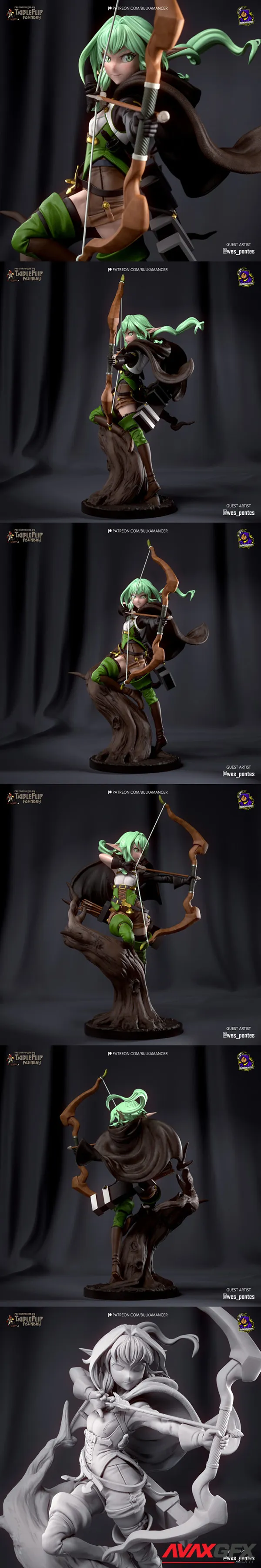 Bulkamancer – High-Elf Archer – 3D Print