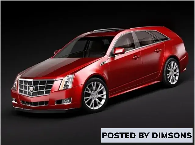 Vehicles, cars Cadillac CTS Sport Wagon 2010  - 3D Model