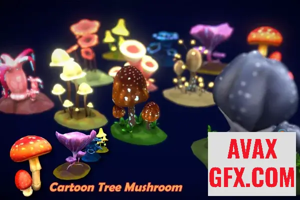 Unity Asset - Cartoon Tree Mushroom v1.0