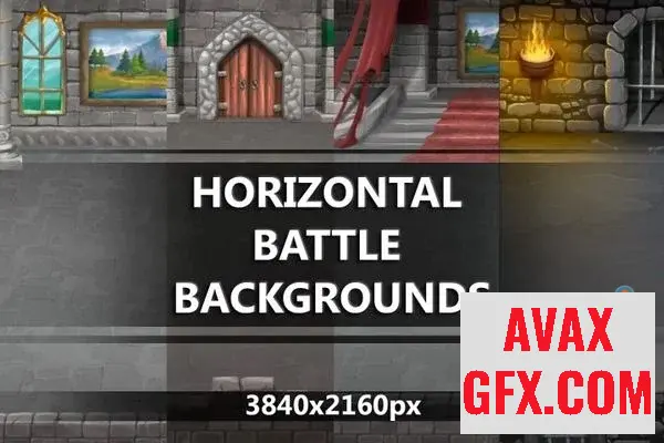 Unity Asset - Castle Horizontal Battle Backgrounds
