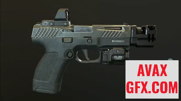 Unreal Engine Asset - CG Handgun (update 03) v4.24-4.27, 5.0-5.3