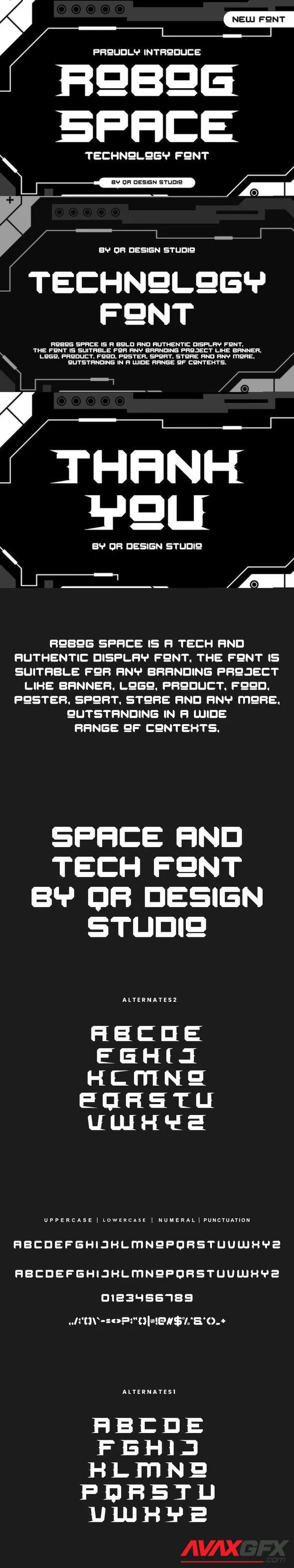 Robog Space - Digital & Tech Font 92048432