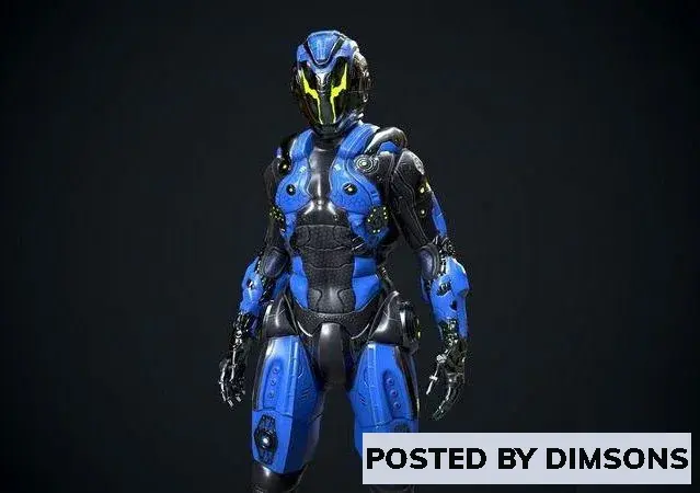 Robots Cyborg  - 3D Model
