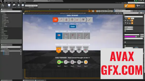 Unreal Engine Asset - DAILY REWARDS